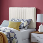 Modway Keira Performance Velvet Twin Headboard - Ivory-Performance Velvet Polyester Upholstery