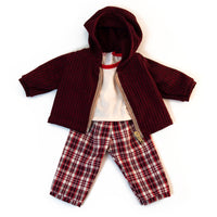 Miniland Doll Clothes - Cold Weather Trousers Set-Boy outfit