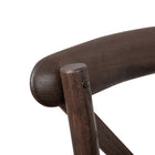 Flash Furniture HERCULES Series Stackable Mahogany Wood Cross Back Chair-Protective Plastic Floor Glides