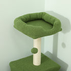 PawHut 47" Cat Tree Tower with Condo, Ladder and Scratching Posts - Ball-Material: MDF, plush, sisal 