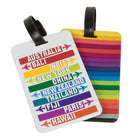 Travelon Luggage Tags - Hot Spots - Set of 2-Set of two tags