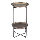 Zuo Bronson Accent Table - Bronze-3 year limited warranty