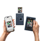 INSTAX MINI LiPlay+ Hybrid Instant Camera & Smartphone Printer - Midnight Blue-Print Smartphone photos via Bluetooth via the INSTAX MINI LiPlay App