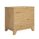 Manhattan Comfort Sheridan 21.63" Mid-Century Modern Nightstand 2-Piece Set - Nature-Home Assembly Required. All Hardware Included