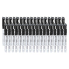 Quartet DryGuard Dry Erase Whiteboard Markers - Low Odour Ink - Fine Tip - Black - Magnetic Cap with Built-in Eraser - 36 Pack-Comfort:Slim marker barrel is comfortable in your hand and perfect for writing for long periods of time