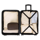 Swiss Mobility JFK Collection 21.75" Hardside Carry-on - Red-Telescopic trolley handle with multi-stage locking heights