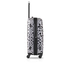 TUCCI Italy Winter Leopard Art 3-Piece Hardside Luggage Set-20" Carry-on Dimensions - Inner: 20" L x 13" W x 7.6" H, Outer: 22.8" L x 13.7" W x 8.2" H, Weight: 6.17 lbs