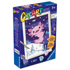 Ravensburger CreArt Axolotl Paint By Numbers-Each area is clearly numbered and outlined in its colour to easily match to the numbered paints