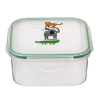 Pep Rally - Locking Lid Food Container - Wild at Heart-Secure locking lid helps prevent leaks