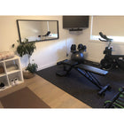 Edgewood Voyager Residential Home Fitness Impact And Sound Absorbing Interlocking Tile - 24" W x 24" L x 1/4" D - Night Sky-Smooth high traction face style