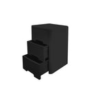 Modern Homes Rattan Style 3-Drawer Unit - Black-Three spacious drawers for organized storage