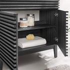 Modway Render 36" Bathroom Vanity Cabinet - Charcoal-Sink Basin and Fixtures Not Included
