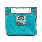 C-Line Standard Chair Cubbie - 14" - Seafoam Green - 2 Pack-Personalize the holder by inserting a name card into the vinyl pocket that is stitched to the top of the Chair Cubbie 
