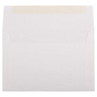 JAM Paper A8 Strathmore Invitation Envelopes - 5.5" x 8.125" - Bright White Laid - 50 Pack-Quantity: 50 envelopes per pack