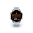 Garmin Forerunner 570 Smartwatch - 42mm - Cloud Blue Aluminum with Translucent Whitestone/Cloud Blue Band-TRAINING READINESS - From the moment you wake up, get a readiness score based on your sleep quality, recovery, training load and more, so you can determine whether it’s a good day to go hard — or take it easy.