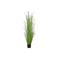 Monarch Specialties 47" Artificial Indoor Grass Tree - Floor - Black Pot-Add a hint of greenery to your space with this 47" tall artificial indoor grass tree that's set in a 5" black pot