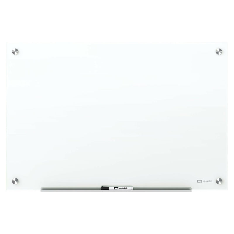 Quartet Brilliance Magnetic Glass Dry-Erase Board - 6' x 4