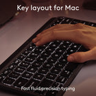 Logitech MX Keys Mini for Mac Minimalist Wireless Keyboard - For MacBook Pro, Macbook Air, iMac, iPad - Compact - Bluetooth -  Space Grey-Designed For Mac: This wireless keyboard for Mac is fully compatible with all Apple devices and OS - Apple MacBook Pro, MacBook Air, iMac, iPad, iOS, macOS, iPadOS
