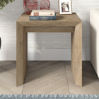 Hudson&Canal Oswin 22"W Rectangular Side Table - Antiqued Grey Oak-Clean with a soft, dry cloth and no harsh chemicals or abrasive cleaning materials