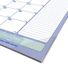 Blueline 2026 Monthly Desk Pad Calendar - 17-3/4" x 10-7/8" - Bilingual-Reinforced chipboard backer and corners