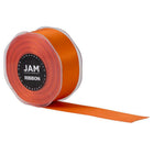 JAM Paper Double Faced Satin Ribbon - 1 1/2" W x 25 yd. - Orange-Size: 1.5" x 25 yards