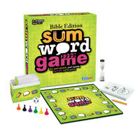 Talicor Sum Word Game Bible Edition - Fun & Educational Game for Kids-Exciting Christian Word Game: Players sum up parts of a word by Sketching, Speaking, or Acting them out.