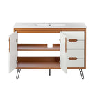 Modway Energize 48" Bathroom Vanity - Cherry/White-9