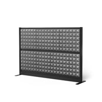 Luxor Modular Studio Wall - 70" W x 48" H-Reduces echo and noise for a quieter environment