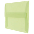JAM Paper A10 Translucent Vellum Invitation Envelopes - 6" x 9.5" - Leaf Green - 25 Pack (PACV853)-Size: A10 (6 x 9.5 inches)