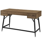 Modway Surplus 52" Office Desk - Walnut-Right and left storage drawers