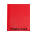 C-Line Classroom Connector Multi-Pocket Folders - Red - 15 Pack-Front and back cover pockets are clear, making them great for custom student cover sheets