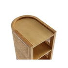 Manhattan Comfort Versailles 11.81" Industry Chic End Table 2-Piece Set - Nature-30 Day Limited Manufacturer's Warranty