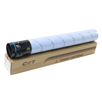 CET Konica Minolta Bizhub C454/554/454e/554e TN-512C Toner Cartridge - Standard Yield - Cyan-Color: Cyan