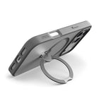AXS PROShield Stand MagSafe Compatible Phone Case for Apple iPhone 17 Pro Max - Grey-Soft-touch finish for a comfortable grip