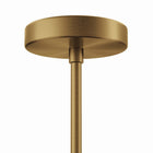 Modway Stellar 5-Light Chandelier - Opal/Satin Brass-Requires 5 E26 60W Lightbulbs (Not Included)