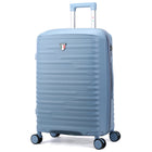 TUCCI Lussore 20" Hardside Carry-On Luggage - Blue-Polypropylene Hardshell – Flexible, durable, and lightweight for lasting use