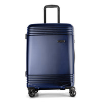 Bugatti Nashville 25.6" Hardside Check-in Luggage - Navy-Navy and recycled PET (Polyethylene Terephthalate)