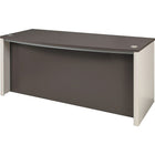 Bestar Connexion Collection 72" Executive Desk, Sandstone & Slate-1" commercial-grade work surface resists scratches, stains and burns