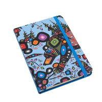 Oscardo Bear by John Rombough Hardcover Journal -Hardcover journal by Oscardo featuring authentic Indigenous art by First Nations, Inuit, and Métis artists across Canada, ideal as a meaningful gift or everyday stationery essential