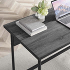 Modway Nexus 47" Office Desk - Black Charcoal-Gold Accents