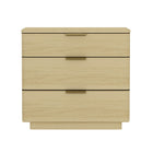 Manhattan Comfort Payton 26" Modern Nightstand - Natural Oak/Gold-Modern Nightstand for Bedroom and Living Room Use