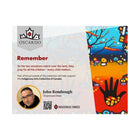 Oscardo Remember by John Rombough Hardcover Journal -Ethically produced Indigenous art journal with royalties paid to the artist or their estate on every purchase, supporting Indigenous creators and cultural storytelling through functional art products