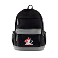 Hilroy Hockey Canada Tru North Backpack - Black-Two spacious large compartment with laptop sleeve