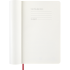 Moleskine 2027 12 Month Weekly Soft Cover Planner - 5" x 8.25" - Scarlet Red-Hard and soft cover available in a variety of colours