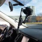 Mighty Mount Heavy Duty Cradle Mount for Tablet/iPad - Dual Suction Cup Mount-Quality assurance: Vibration-tested for durability in tough conditions