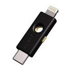 Yubico YubiKey 5Ci Security Key - USB‑C + Lightning - Black-Supports FIDO2, U2F, OTP, OATH, PIV, and OpenPGP options