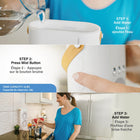 Bell+Howell Aqua Air Misting Portable Rechargeable Cooling Fan-Dual mist fans: dual rotating mist fans with a bldc digital motor help direct the breeze exactly where you need it for personal cooling
