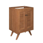 Modway Birdie 24" Teak Wood Bathroom Vanity Cabinet - Natural-Assembly Required