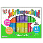 Kwik Stix Tempera Paint Sticks Classpack - Neon Color - 72 Pack-Kwik Stix Solid Tempera Paint sticks take the mess out of painting while keeping all the fun