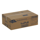 Georgia Pacific Hardwound Softpull Embossed Paper Towel Roll, 7.87 x 1000 Ft, 1-Ply - Brown - 6 Pack-Roll diameter: 7.8", Core size: 1.5
